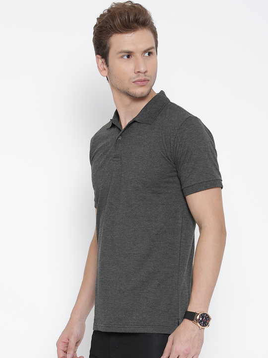 🔥 Elevate your style with our sleek Hot Button Polo Collar in solid dark grey! 😎 uploaded by Hotbutton.in  on 7/29/2023