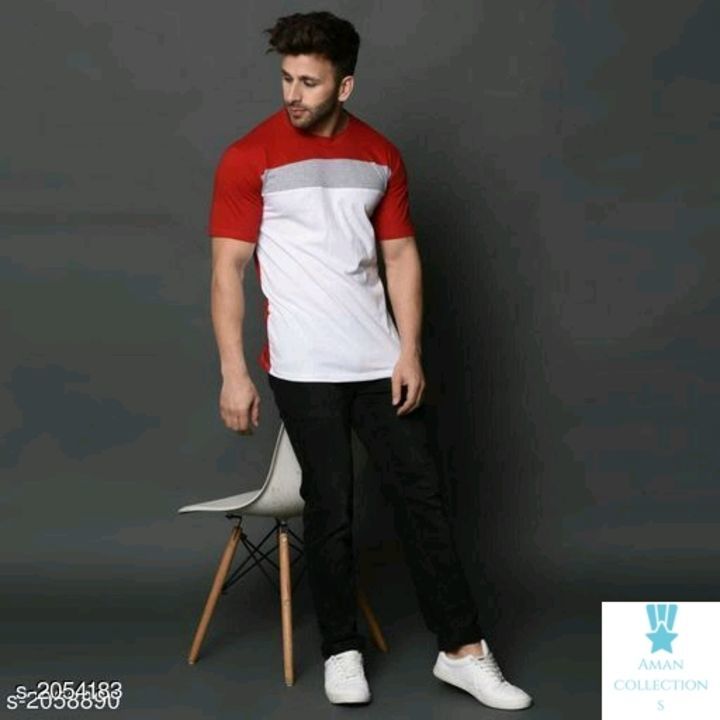 Fashionable trendy cotton men's t-shirt  uploaded by Aman enterprise  on 3/18/2021