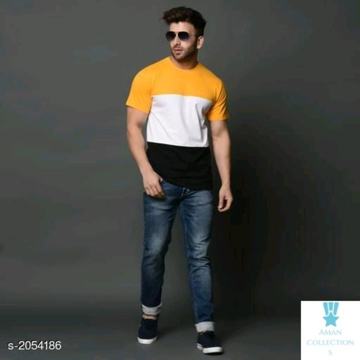 Fashionable trendy cotton men's t-shirt  uploaded by business on 3/18/2021