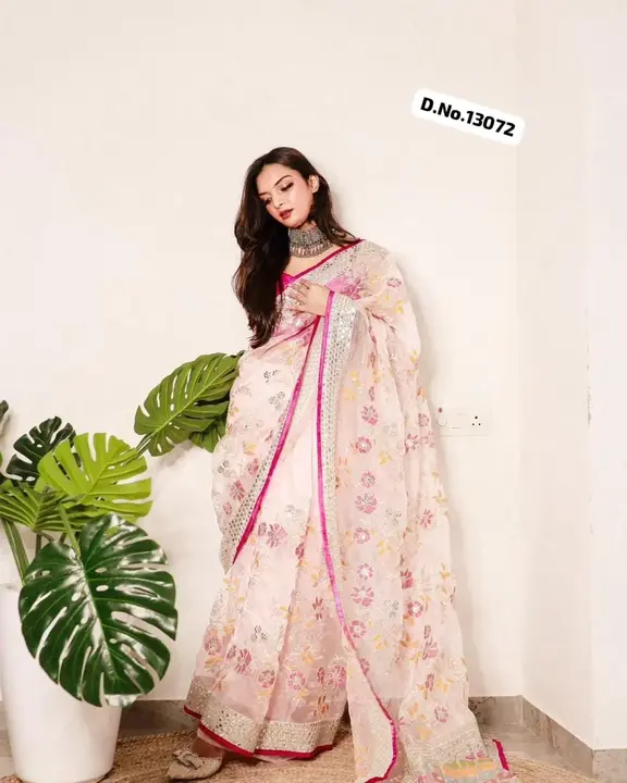 *Premium Organza  saree | Kimisha!!* ♥️ 

*D.No.13072*

Presenting The *pure Organza silk  Saree* wi uploaded by Maa Arbuda saree on 7/29/2023