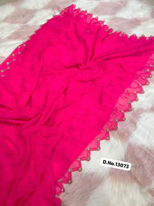 *Premium Georgett  saree || Kimora!!* ♥️ 


*D.No.13073*

Presenting The *pure Georgett silk  Saree* uploaded by Maa Arbuda saree on 7/29/2023