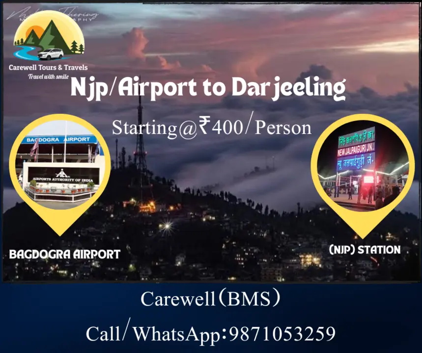 Njp Railway Station to Darjeeling Taxi uploaded by business on 7/29/2023