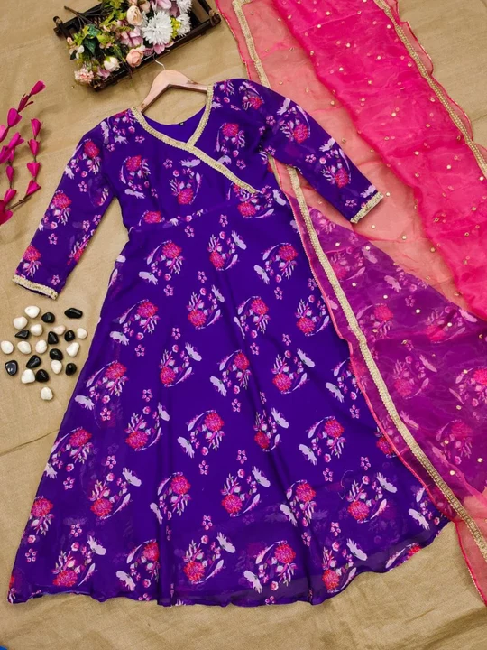 Sukhkarta Clothing Tabby Organza Gown  uploaded by Sukhkrta clothing  on 7/29/2023