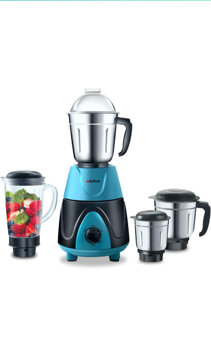 Post image Activa Megamix 1000 W Powerful Motor Mixer Grinder With 4 Jars | 2 Years Motor Warranty



Brand _ ACTIVA
Colour__BLACK and BLUE
Product__ Dimensions25D x 29W x 25H Centimeters
Blade MaterialStainless Steel
Special FeaturePortable
Model__ NameMEGAMIX