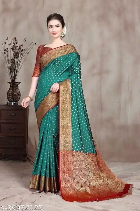 Banarasi silk saree  uploaded by Shree Kuberji textile on 7/29/2023