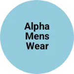 Business logo of Alpha Mens wear