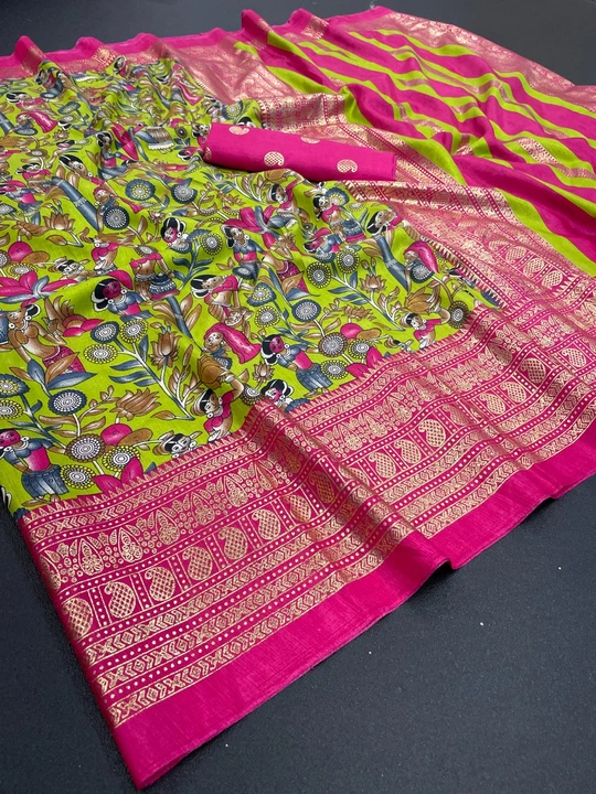 Printed saree  uploaded by RV FASHION on 7/29/2023