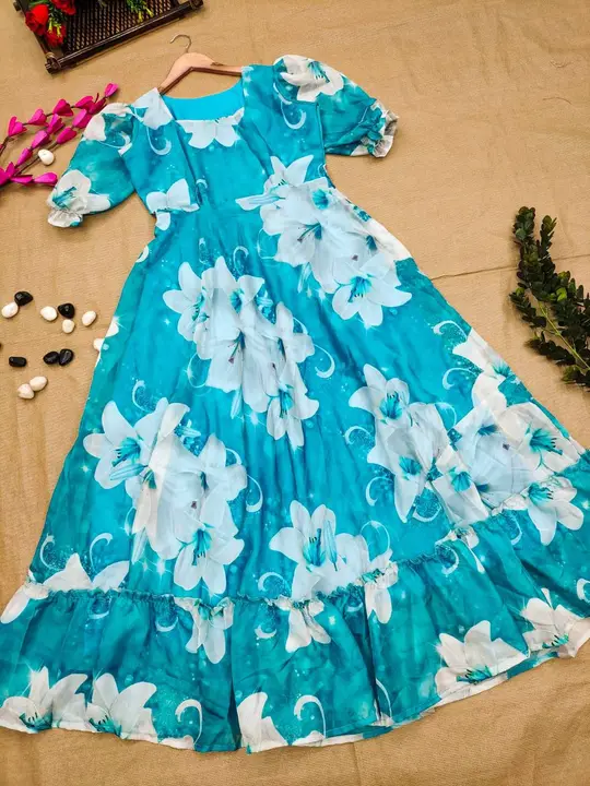 Sukhkarta Clothing Tabby Organza Gown  uploaded by Sukhkrta clothing  on 7/29/2023