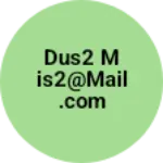 Business logo of Dus2 mis2@mail.com