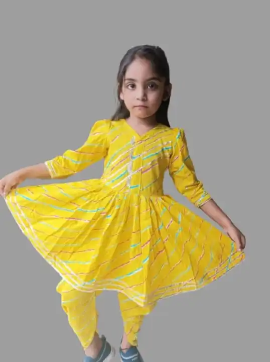 anarkali kurti with dhoti  uploaded by satguru fashion on 7/29/2023