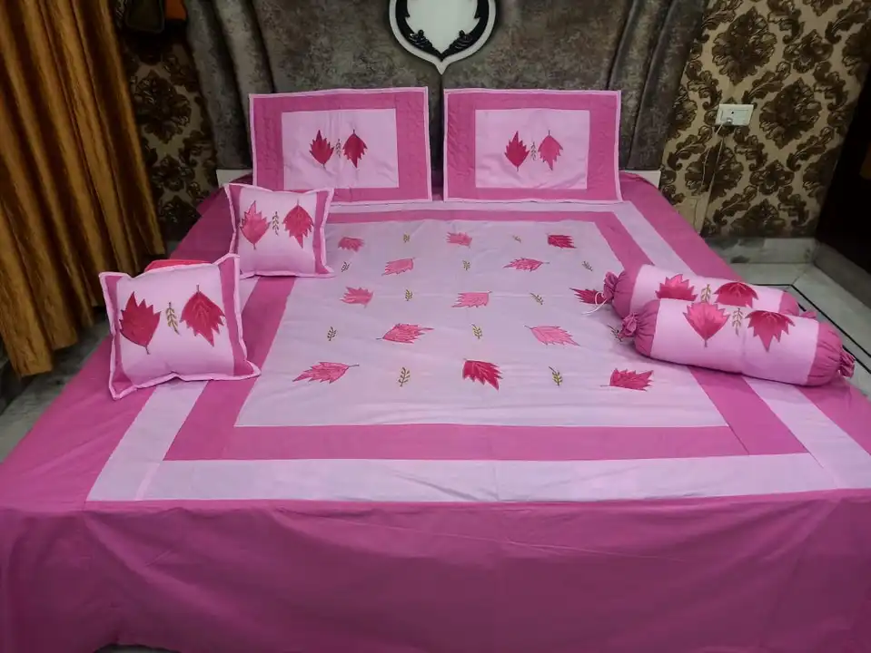 Post image 1double bed sheet size 90*100,2 pillow cover price Rs 700
