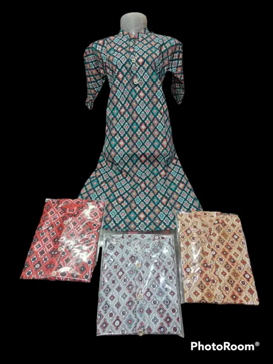 Rayon printed straight kurti uploaded by Lalsa Apparels on 7/29/2023