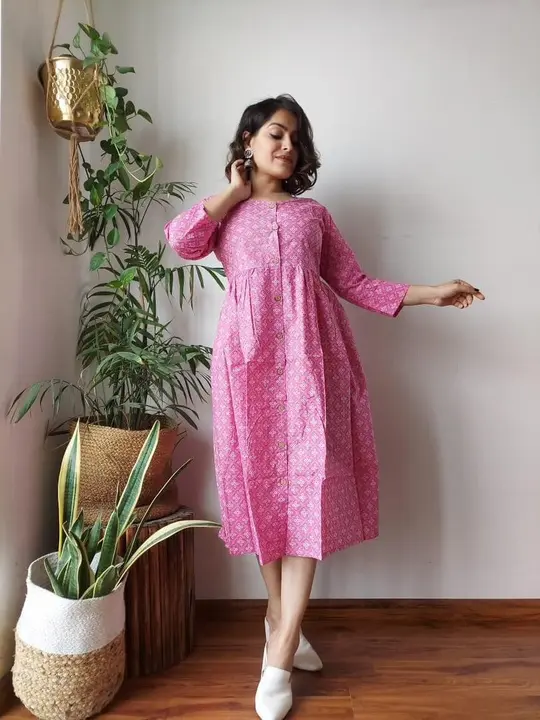 Cotton one piece kurti  uploaded by business on 7/29/2023