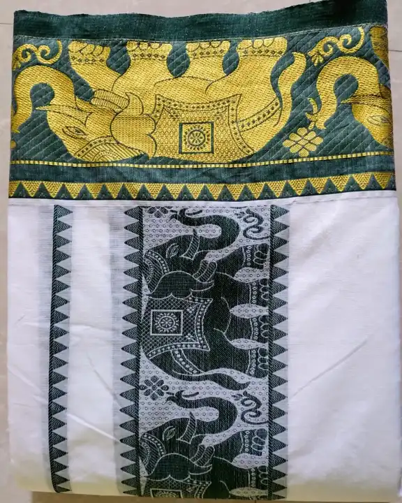 Embossed cotton dhoties  uploaded by BHASKAR TEXTILE on 7/29/2023