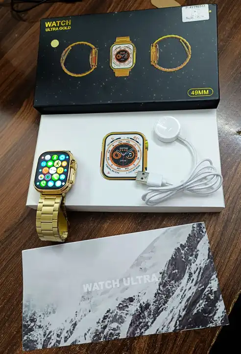 24K Ultra Gold Editon Apple Logo Smart Watch uploaded by Heartium®️ Company on 7/29/2023