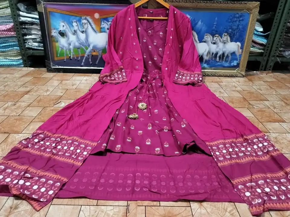 Anarkali suit  uploaded by Tulsi creation  on 7/29/2023