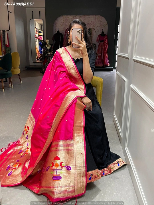 Chinnon gown uploaded by Suyukti Creation on 7/29/2023