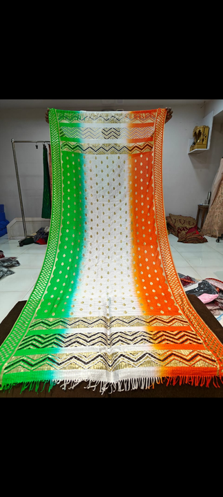 Tiranga dupatta  uploaded by Gokul Textiles  on 7/29/2023