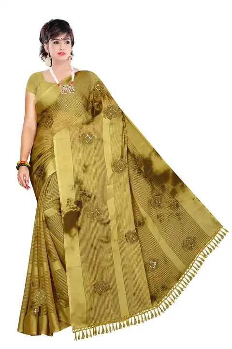 Fancy work sarees  uploaded by Sai siyaram silk mills on 7/29/2023