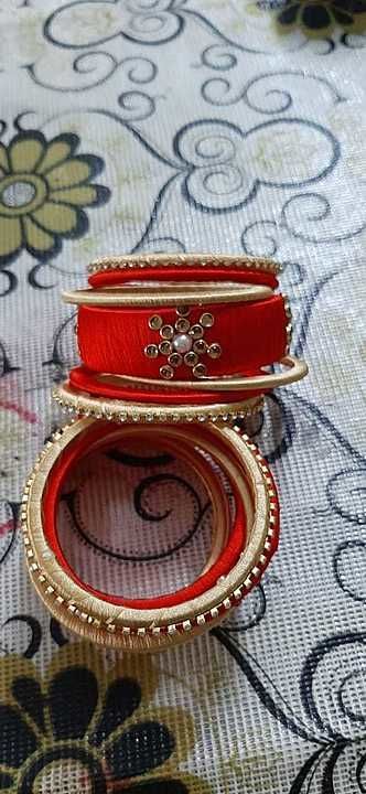 Silk thread bangles  uploaded by business on 7/16/2020
