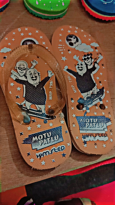 Motu Patlu chappal Hem step uploaded by business on 7/29/2023