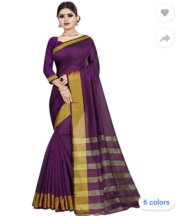 Chanderi cotton saree  uploaded by business on 7/29/2023