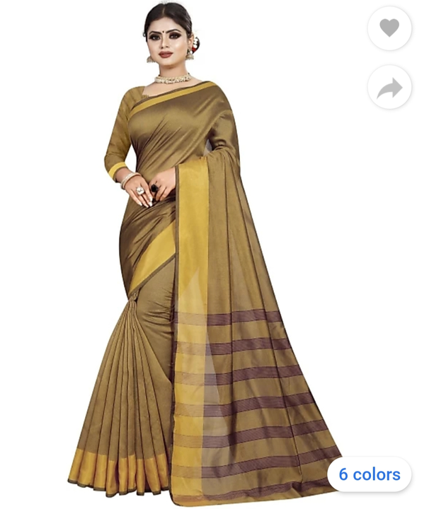 Chanderi cotton saree  uploaded by Shree Kuberji textile on 7/29/2023