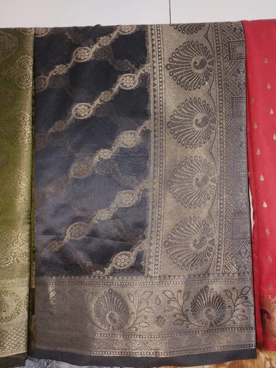 Organza fancy saree uploaded by N k sarees on 7/29/2023