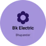 Business logo of Bk electric