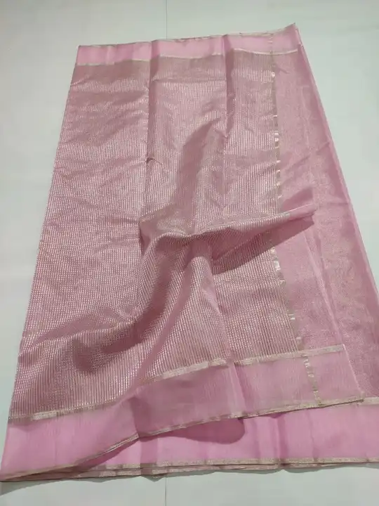 trandding tissue with kirkita pallu chanderi saree uploaded by Virasat kala chanderi on 7/29/2023