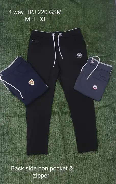 4 way 240 GS M Track Pants size m to xxl uploaded by Buy In Budget on 7/29/2023