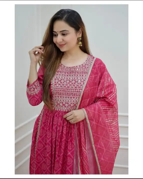 Top trending nyra cut kurti with pant and dupatta uploaded by Classic Collection on 7/29/2023