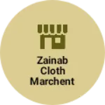 Business logo of Zainab cloth marchent