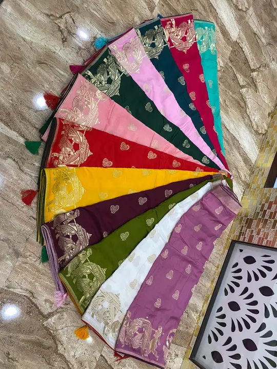 🦋new lounching 🦋

Beautiful party wear saree 

🌿original product 🌿

👌best quality fabric 👌

👉 uploaded by Gotapatti manufacturer on 7/30/2023