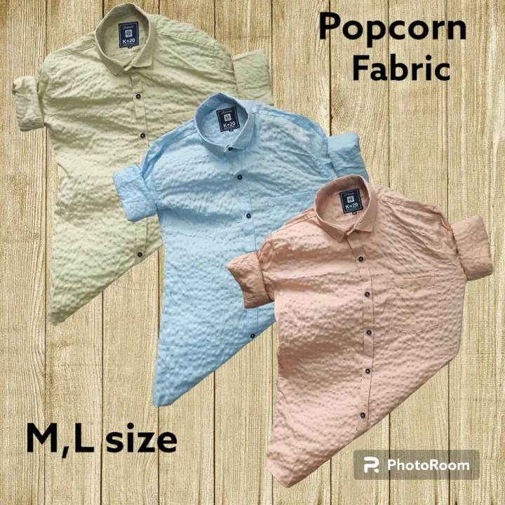 Mens popcorn shirts  uploaded by Hasmukh creation on 7/30/2023