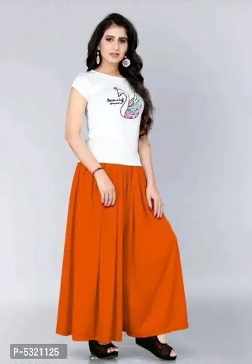 Women's Rayon Flare Trouser uploaded by Udaan on 7/30/2023