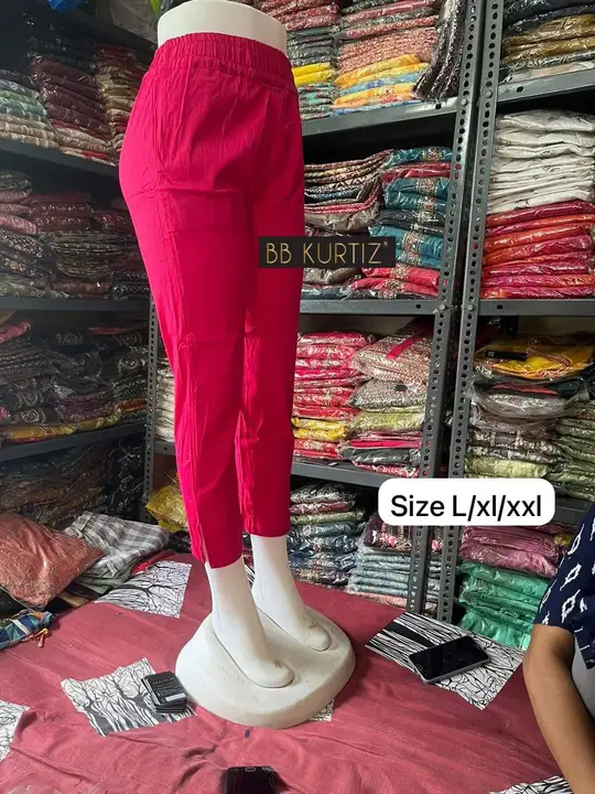 Cotton pencil pant ancle length  uploaded by S. S. Selection on 7/30/2023