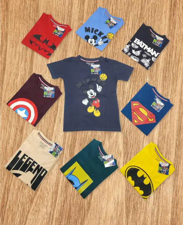 Boys tshirt - only wholesale  uploaded by Manhar fashion on 7/30/2023