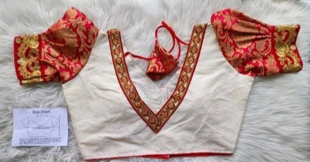 Embroidery blouse  uploaded by Puja's collection on 7/30/2023