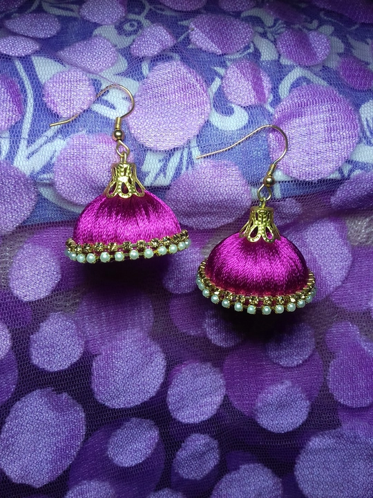 Post image Hey! Checkout my new product called
Silk Jhumka .