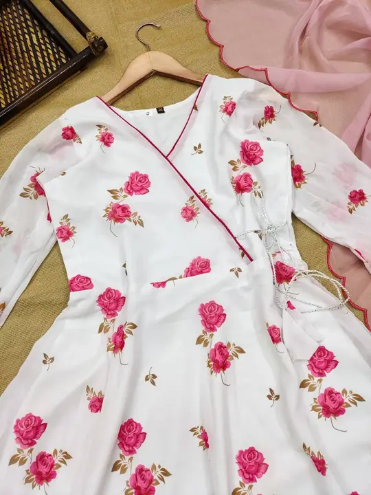 Sukhkarta Clothing Fox Georgette Gown  uploaded by Sukhkrta clothing  on 7/30/2023