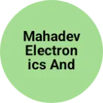 Business logo of Mahadev Electronics And Mobile