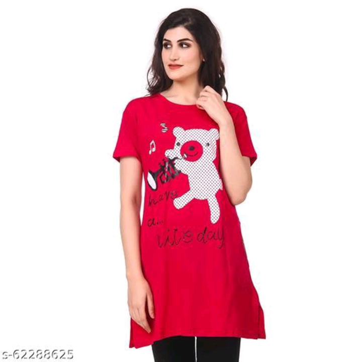 Women's long t.shirt with pocket  uploaded by SAI KRIPA GARMENTS /9630647009 on 7/30/2023