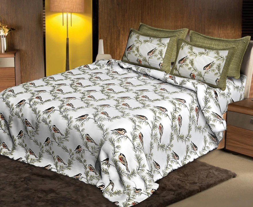Jaipuri Cotton Double Printed Bedsheet uploaded by S k traders on 7/30/2023
