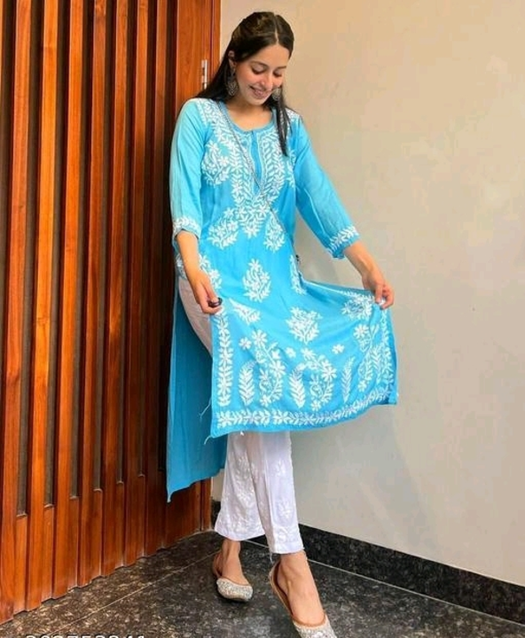 Fency kurti with plazzo uploaded by Rishi Fashion on 7/30/2023