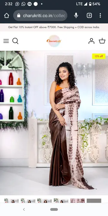 Art silk sarees with sibori dyed  uploaded by Z A Fabrics on 7/30/2023
