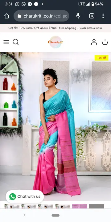 Art silk sarees with sibori dyed  uploaded by business on 7/30/2023