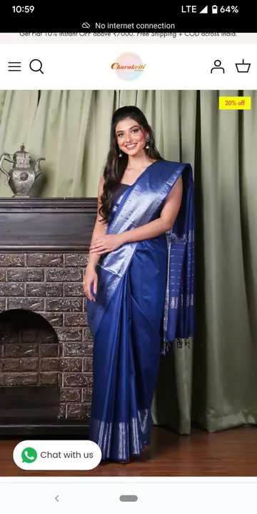 Art silk sarees with mangalgiri border  uploaded by Z A Fabrics on 7/30/2023