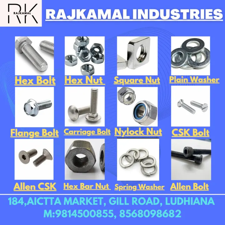 Visiting card store images of Rajkamal Industries