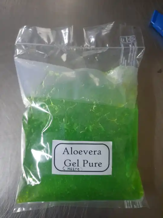 Alovera gel with neem extract without branding  uploaded by Made in Bharat (MiB)  on 7/30/2023
